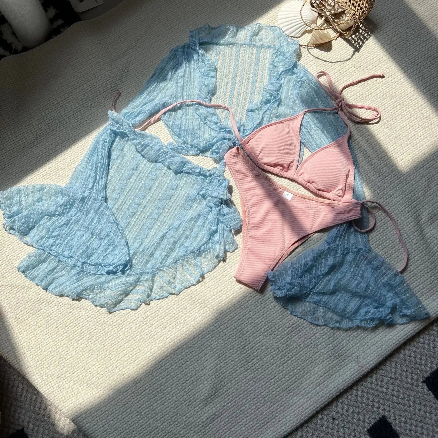 Ensemble Bain Chic Asymétrique - Élégance et Confort pour la Plage