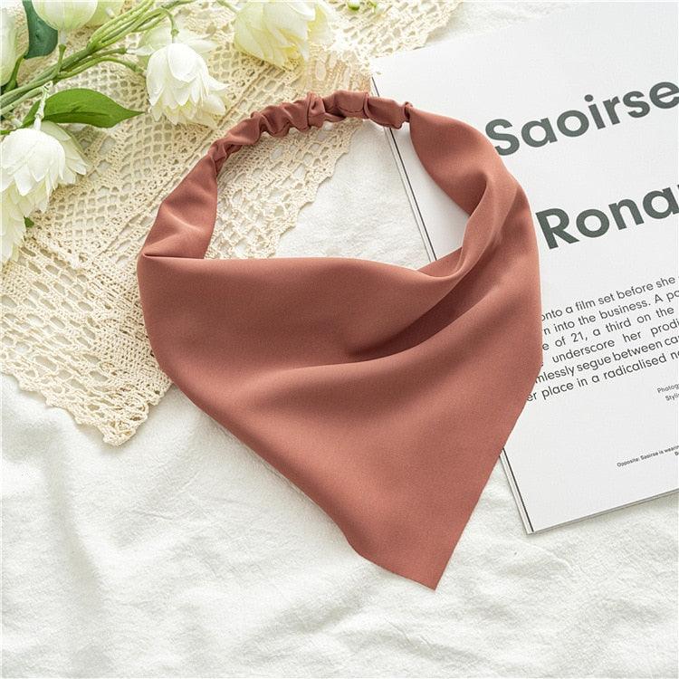 Bandana Triangle: Le Bannière Foulard tendance Rose