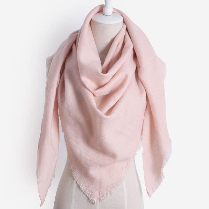Écharpe Triangle 100% Coton CottonCo. Rose