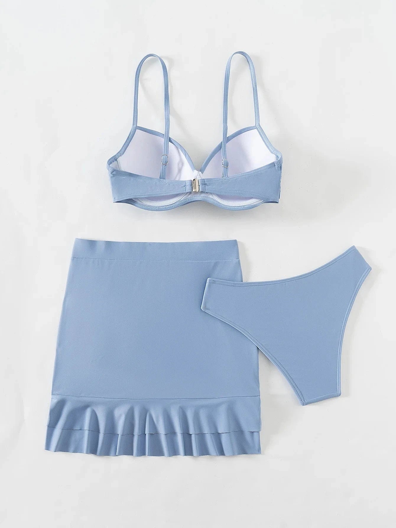 Ensemble Bikini avec Jupe - Élégance d'Été Sophistiquée