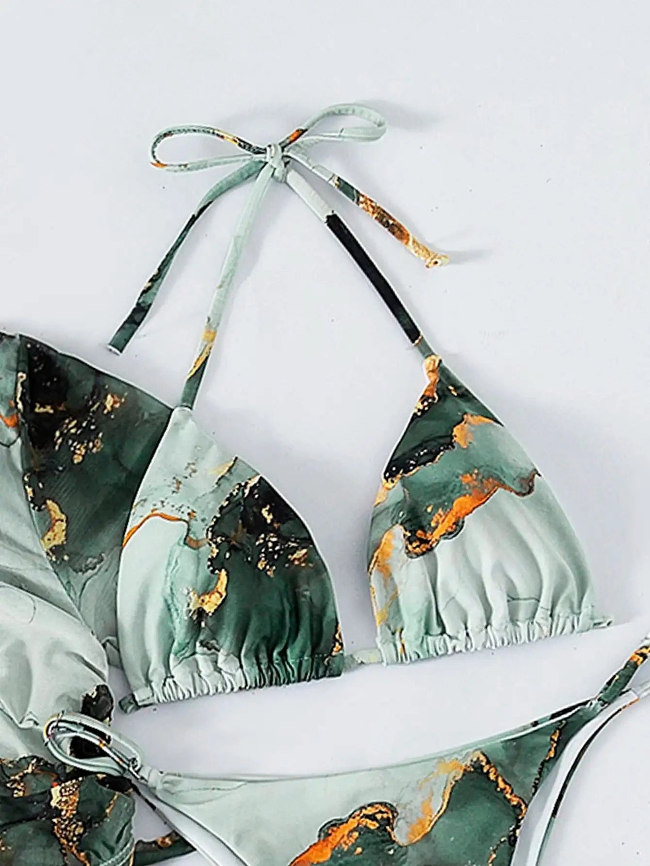 Ensemble Bikinis Marbré Artistique - Élégance et Style Estival