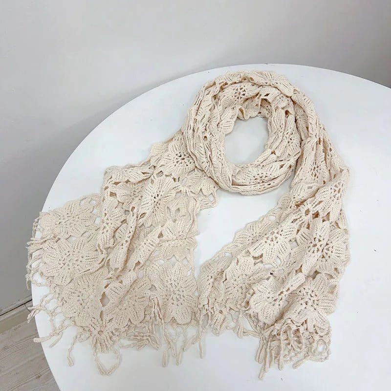 Foulard Femme Chic et Polyvalent Beige