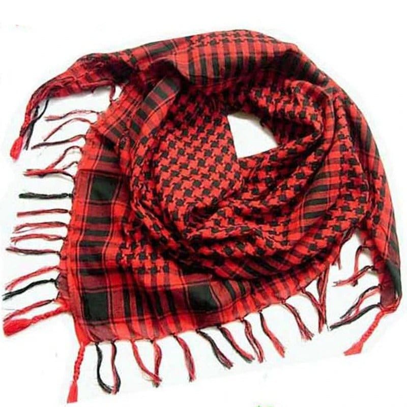 Foulard Léger et Confortable Arabesque Rouge