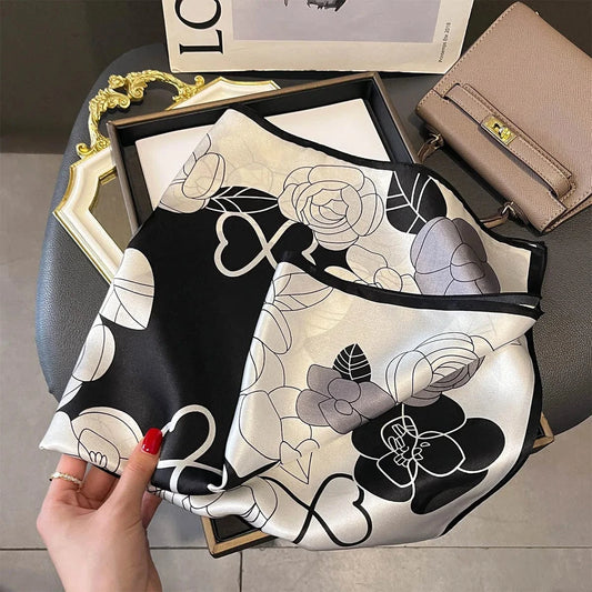 Carré 100% Soie Foulard Carré de Soie Premium