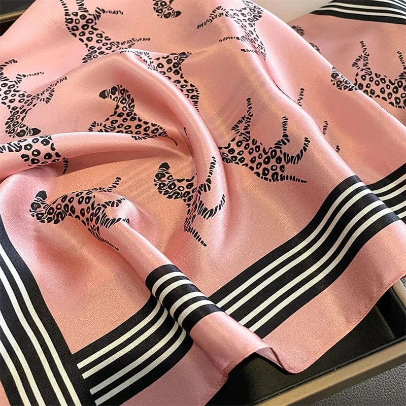 Carré 100% Soie foulard carré en soie imprimé exclusif – Édition limitée