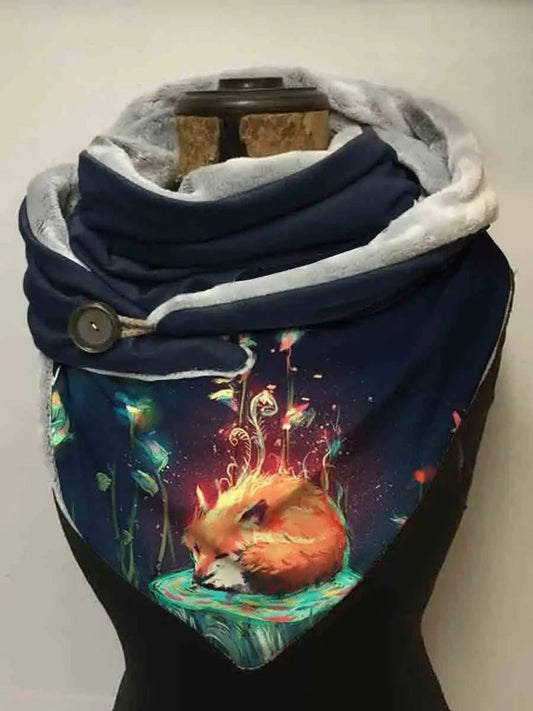 Art du Renard | Snood Fantaisie Black / 135x50 cm