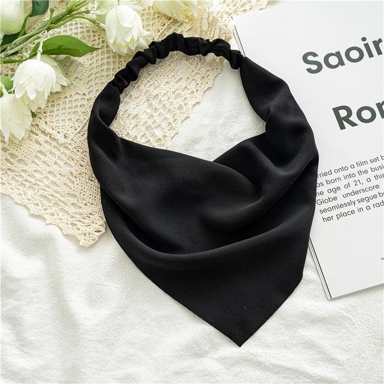 Bandana Triangle: Le Bannière Foulard tendance Noir
