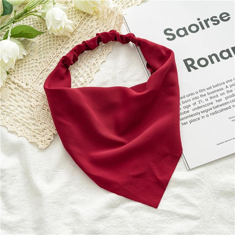 Bandana Triangle: Le Bannière Foulard tendance Rouge