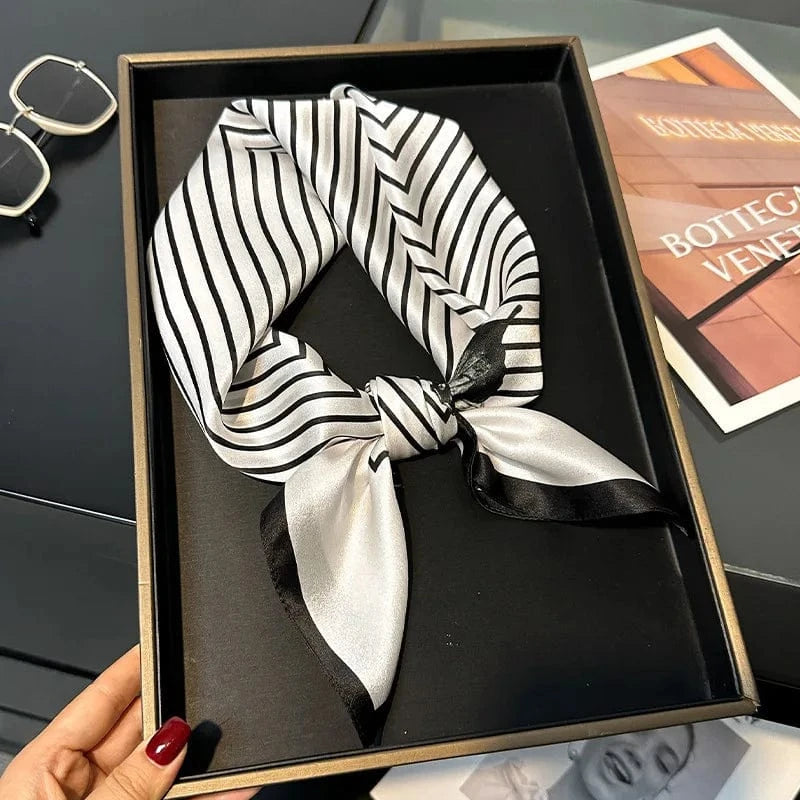 Carré 100% Soie - foulard carré en soie premium 70x70 70x70cm