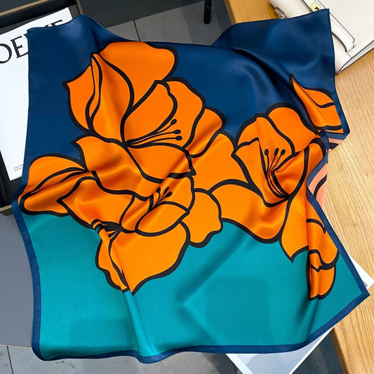 Carré 100% Soie Original Femme