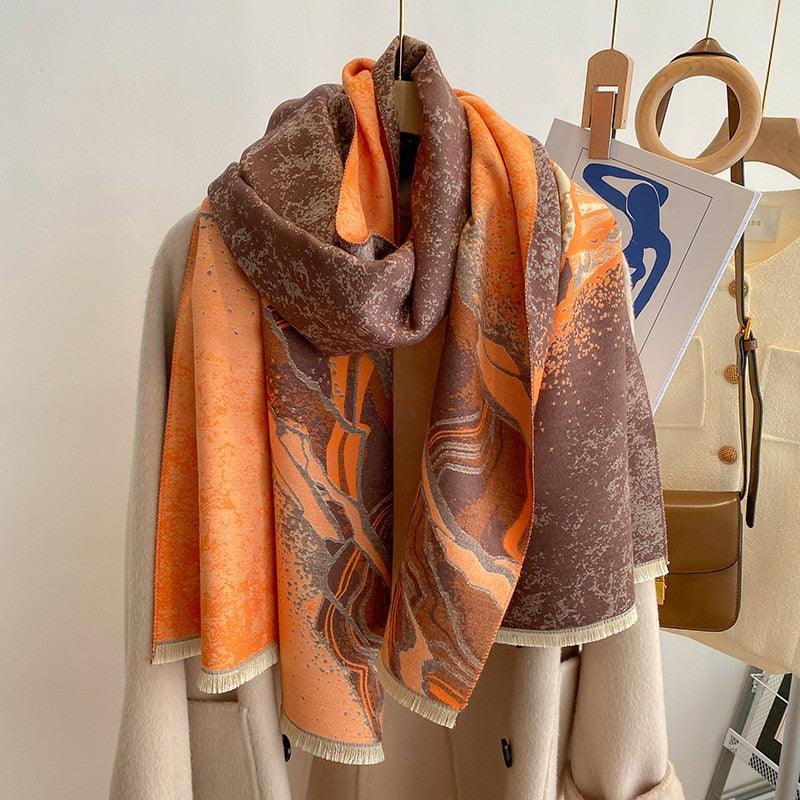 Écharpe Abstrait Jacquard