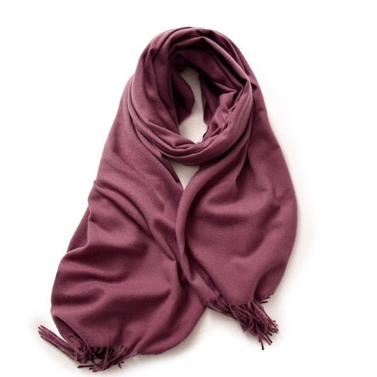 Écharpe avec franges pour homme - Collection Fringed Chic Violet