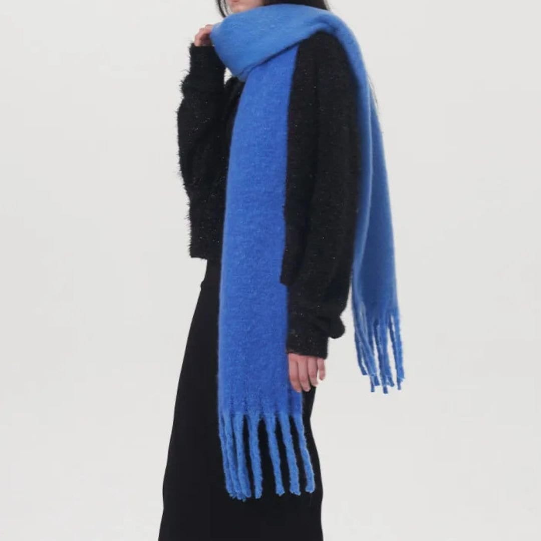 Echarpe Bleue Cozy Chic