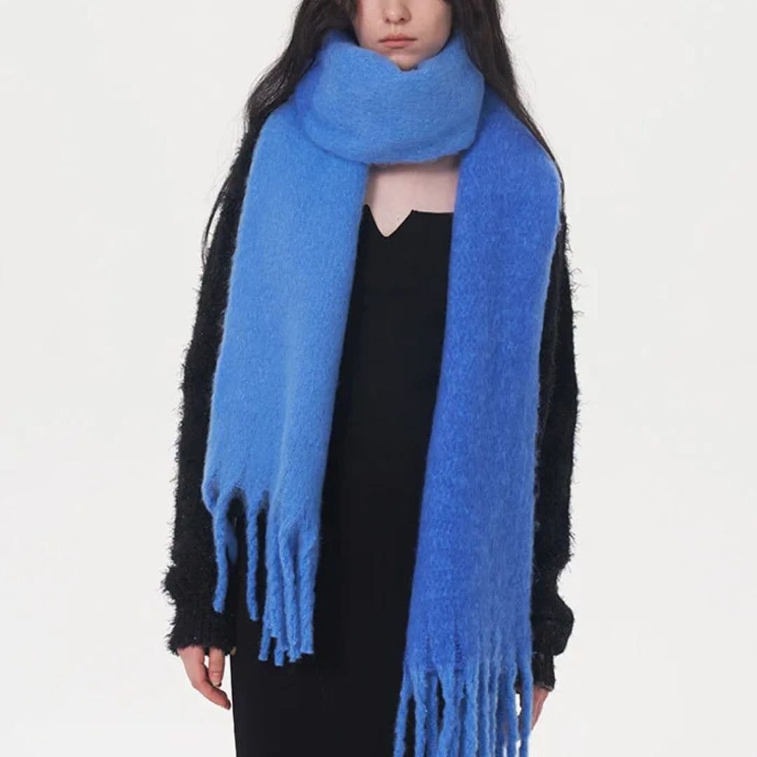 Echarpe Bleue Cozy Chic