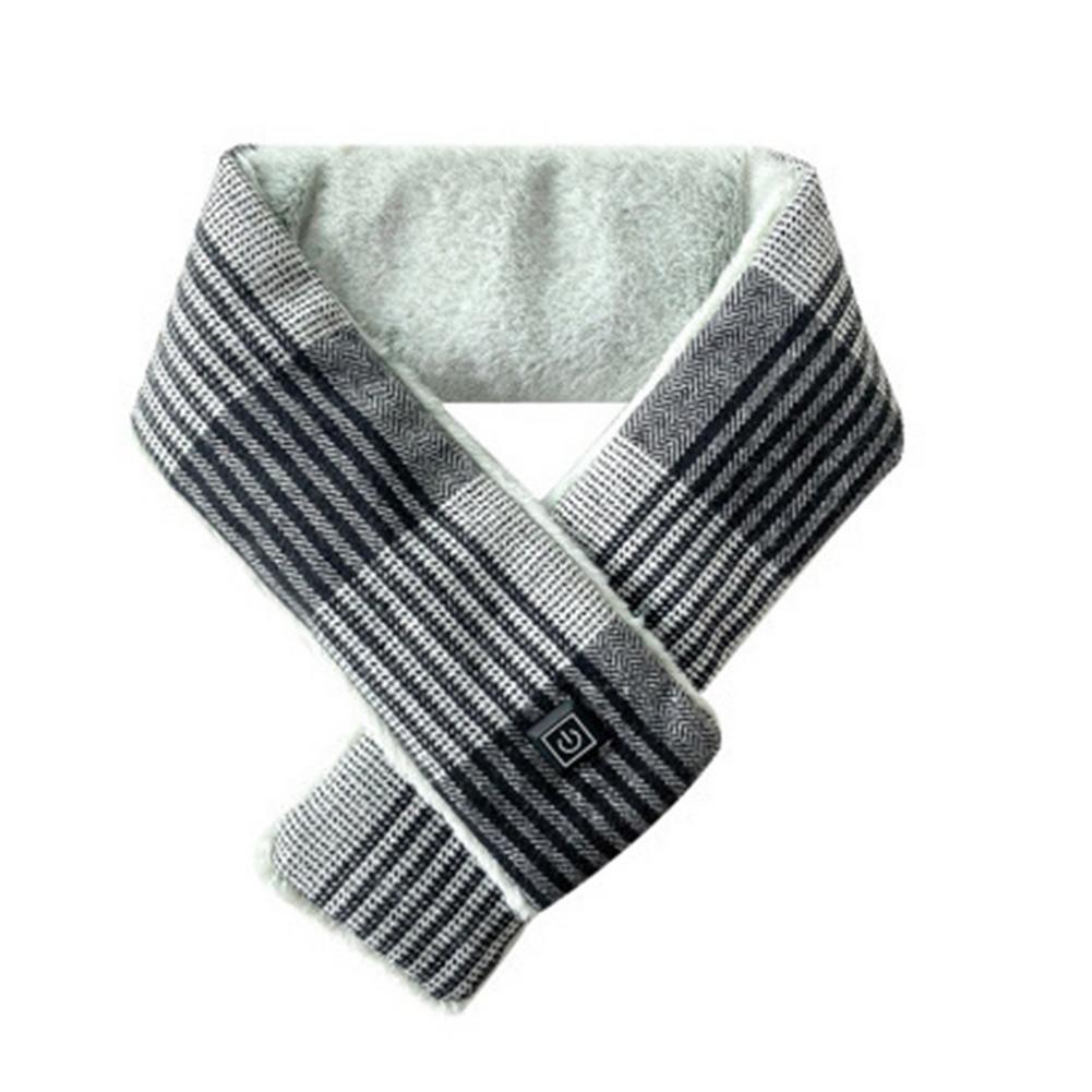 Écharpe chauffante à motif WarmUp™ Cosy Gris foncé