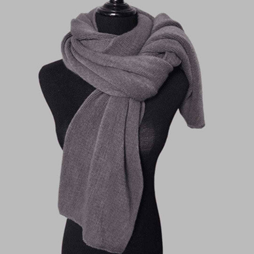 Écharpe Chunky Knit Gris