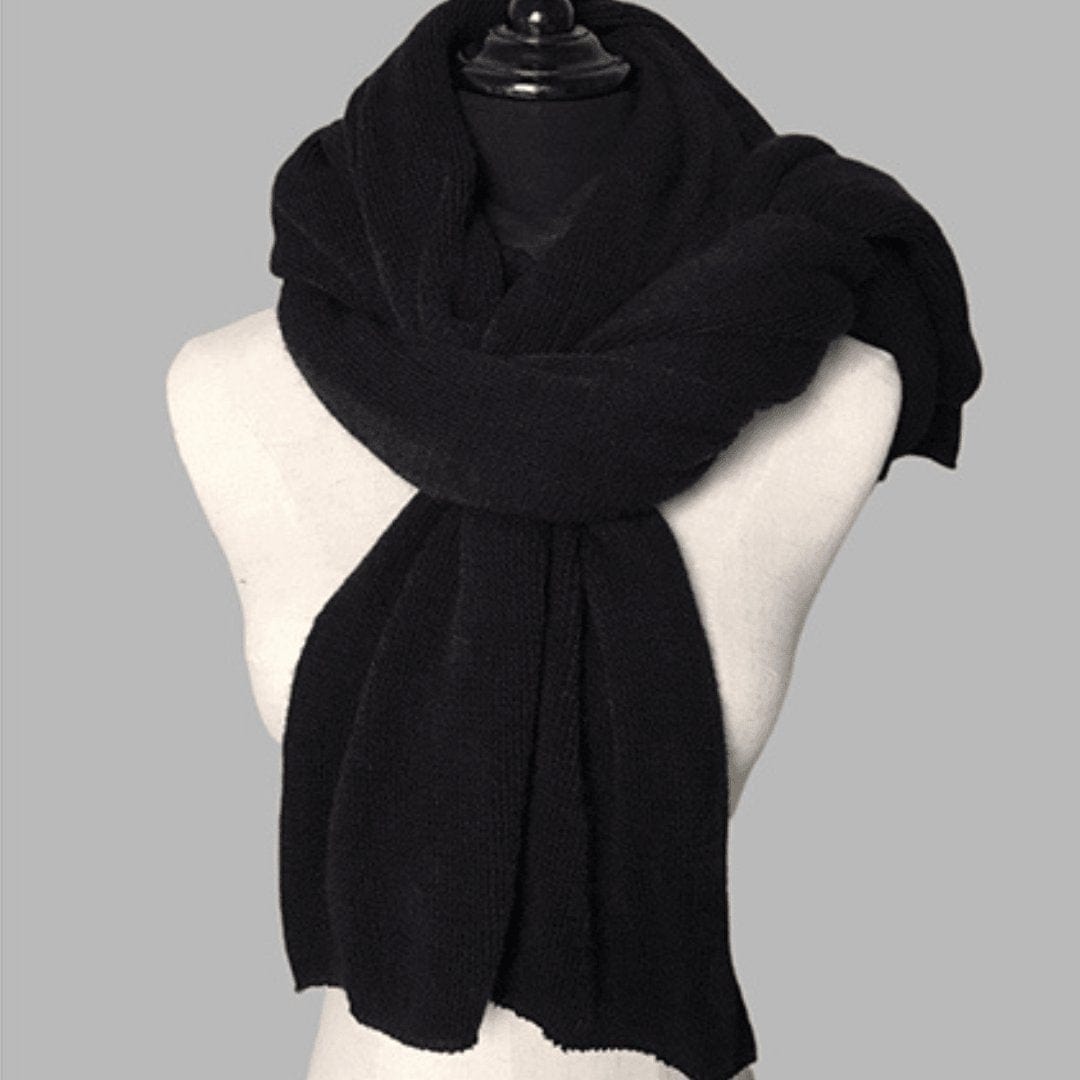Écharpe Chunky Knit Noir