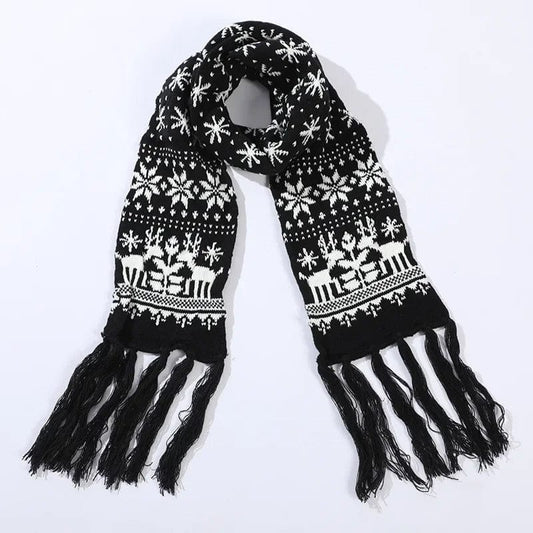 Écharpe de Noël Cozy Bliss Noir