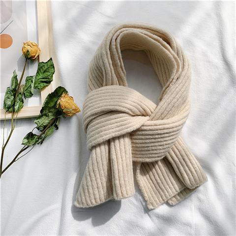 Écharpe en acrylique Luxury Wool Touch Beige