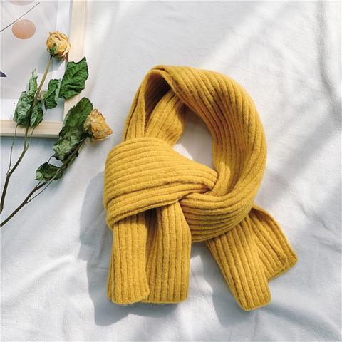 Écharpe en acrylique Luxury Wool Touch Jaune