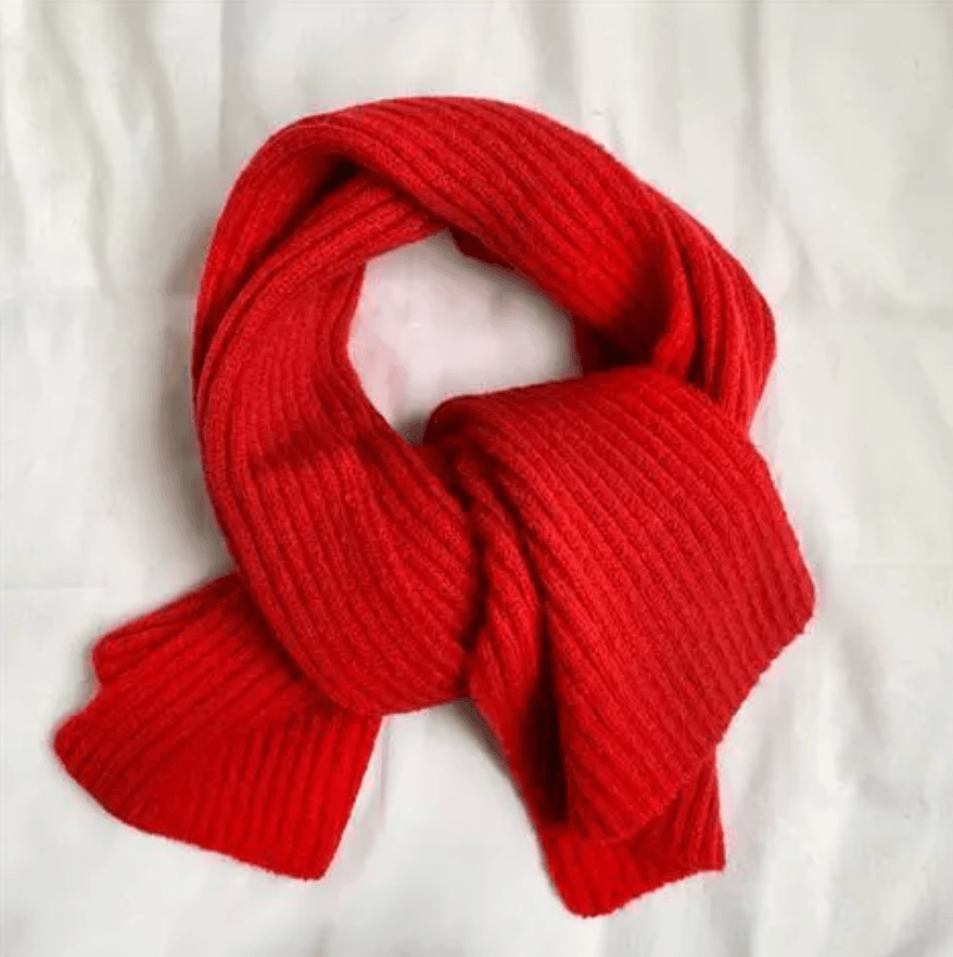 Écharpe en acrylique Luxury Wool Touch Rouge
