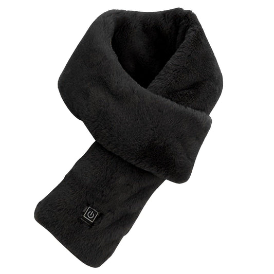 Écharpe en Fourrure Chauffante WarmUp™ - L'incontournable de l'Hiver Noir