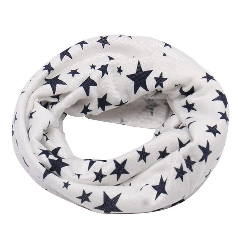 Écharpe Enfant Cosy Étoilée Blanc