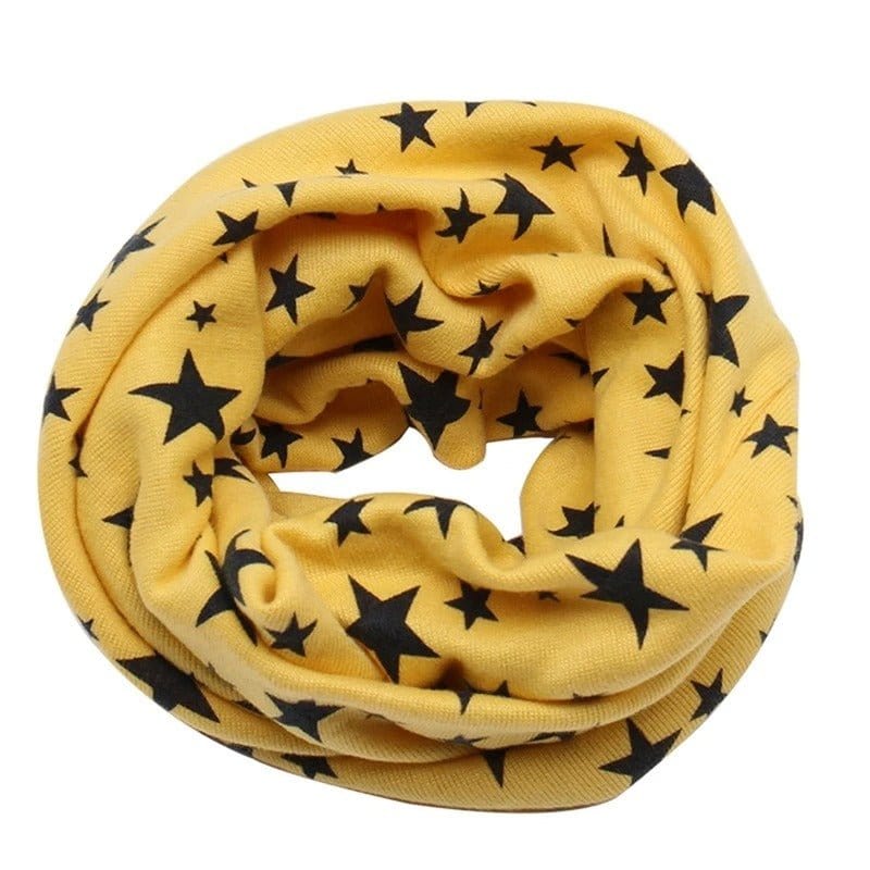 Écharpe Enfant Cosy Étoilée Jaune