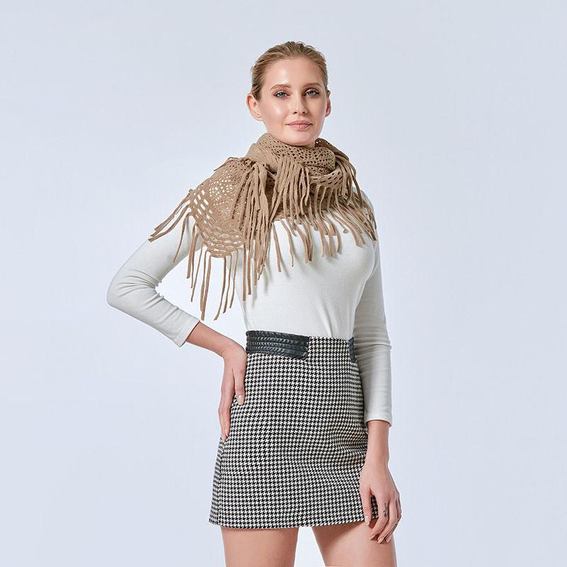 Écharpe frangée Western Chic