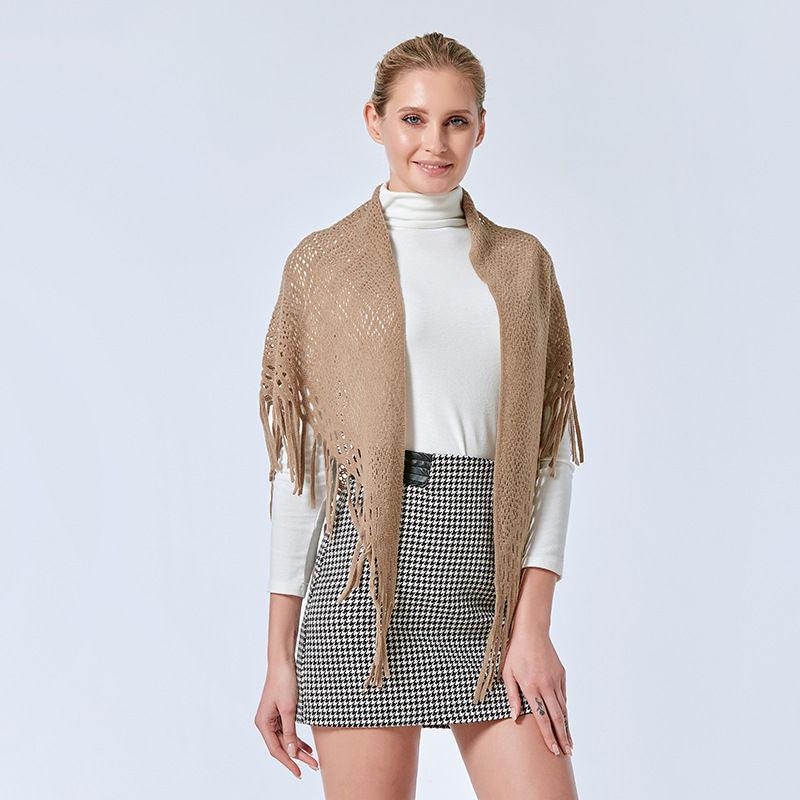 Écharpe frangée Western Chic