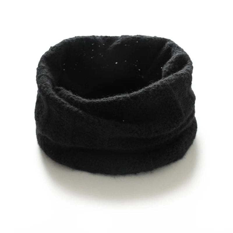 Écharpe Nuage en Cachemire, Légère & Chaude Noir