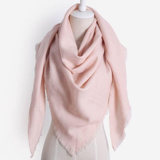 Écharpe Triangle 100% Coton CottonCo. Rose