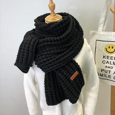 Echarpe vintage en édition limitée Noir