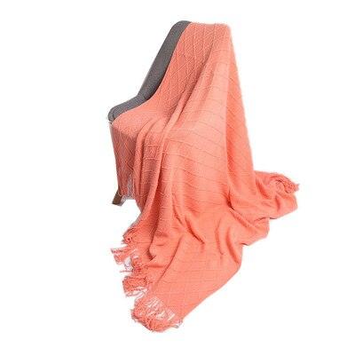 Écharpe XXL Essential Rose Orangé