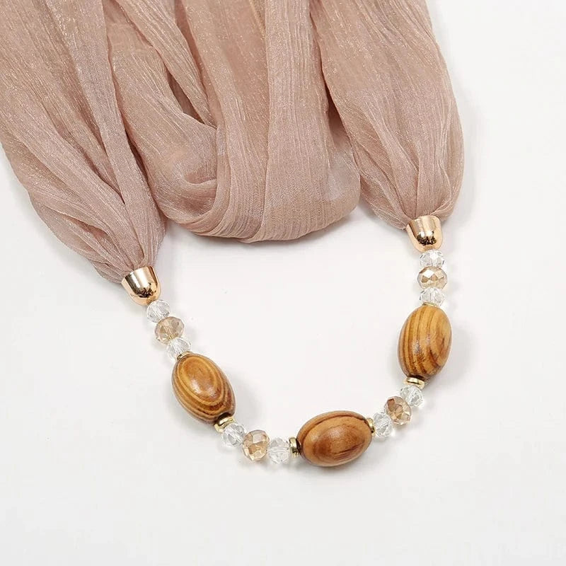 Foulard Bijou avec Collier Intégré