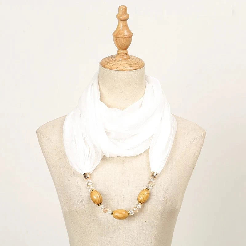 Foulard Bijou avec Collier Intégré