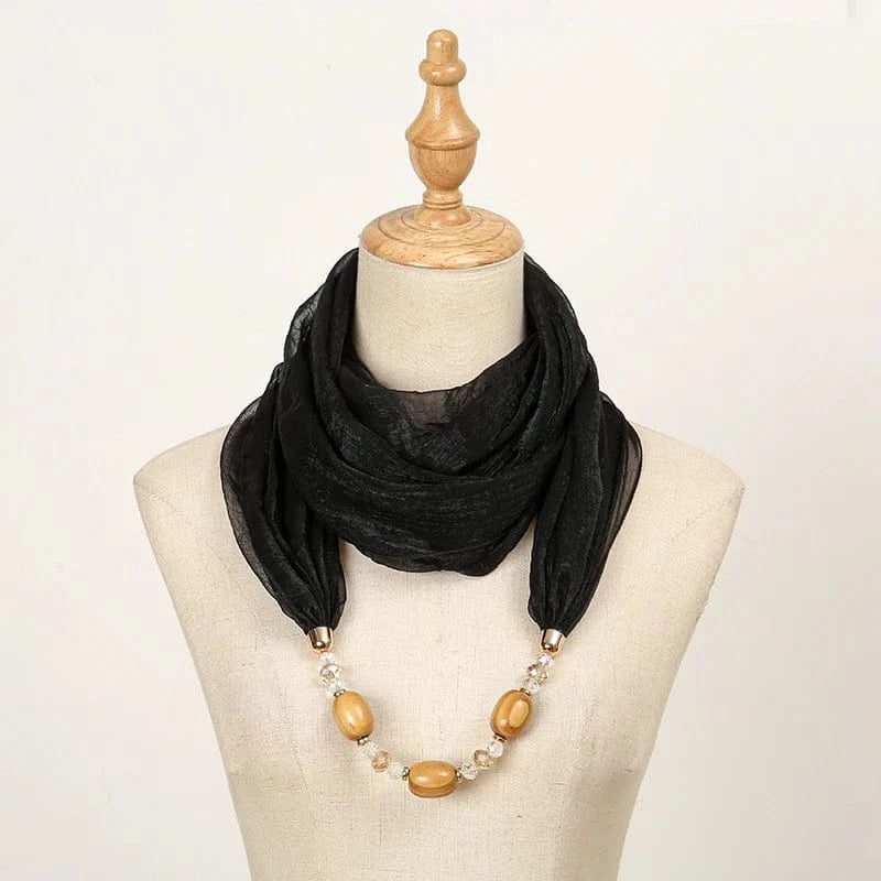 Foulard Bijou avec Collier Intégré