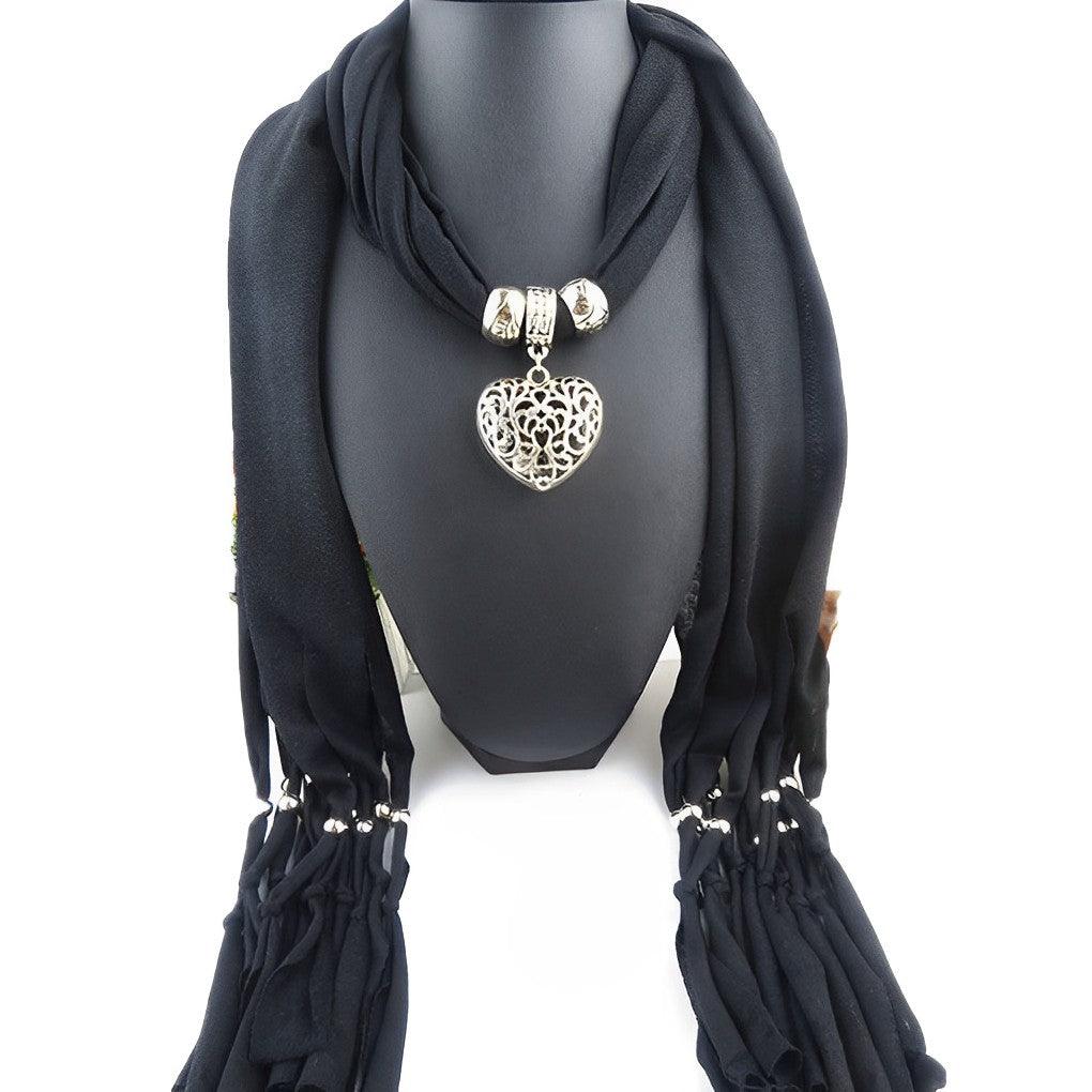 Foulard bijou Heart's Charm