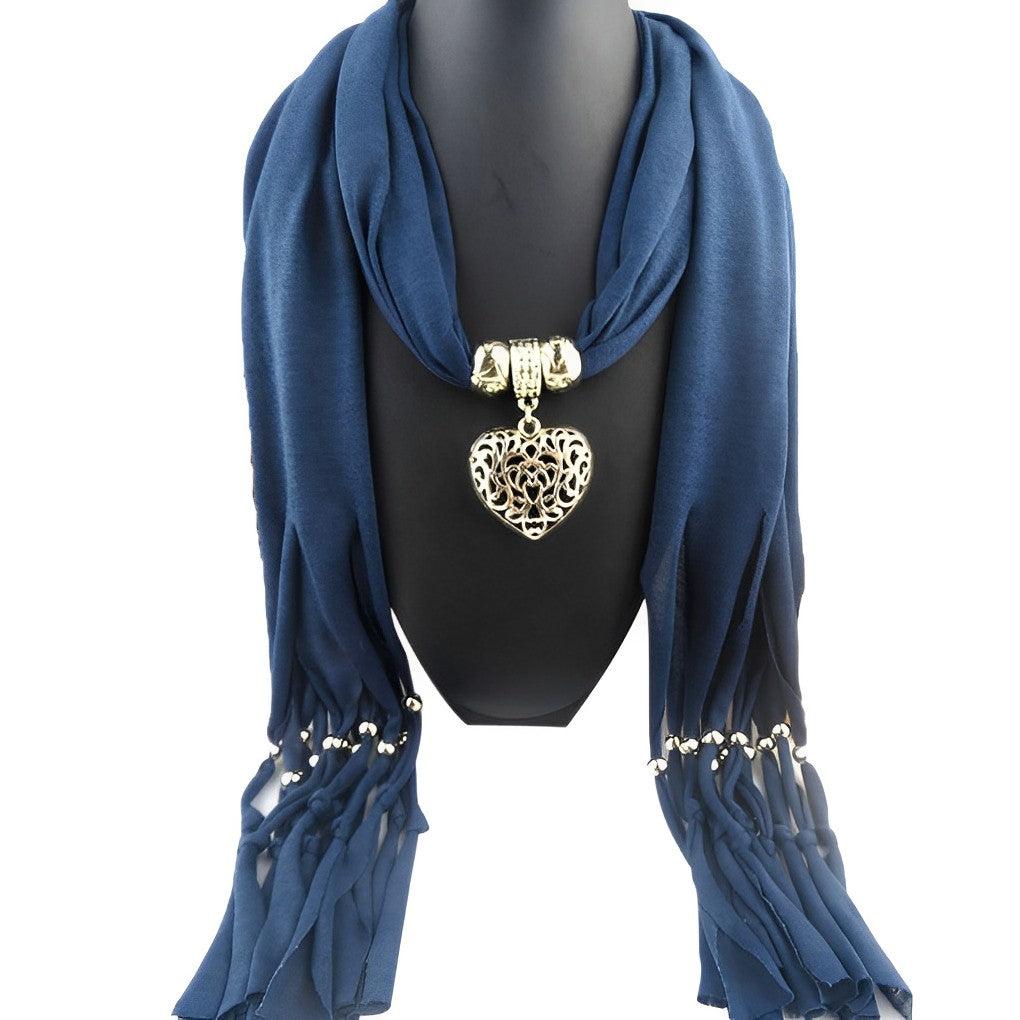 Foulard bijou Heart's Charm