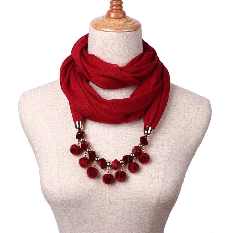 Foulard Bijoux Perlé Doux Multi-Toucher