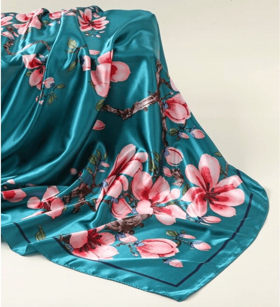 Foulard Carré Fleuri