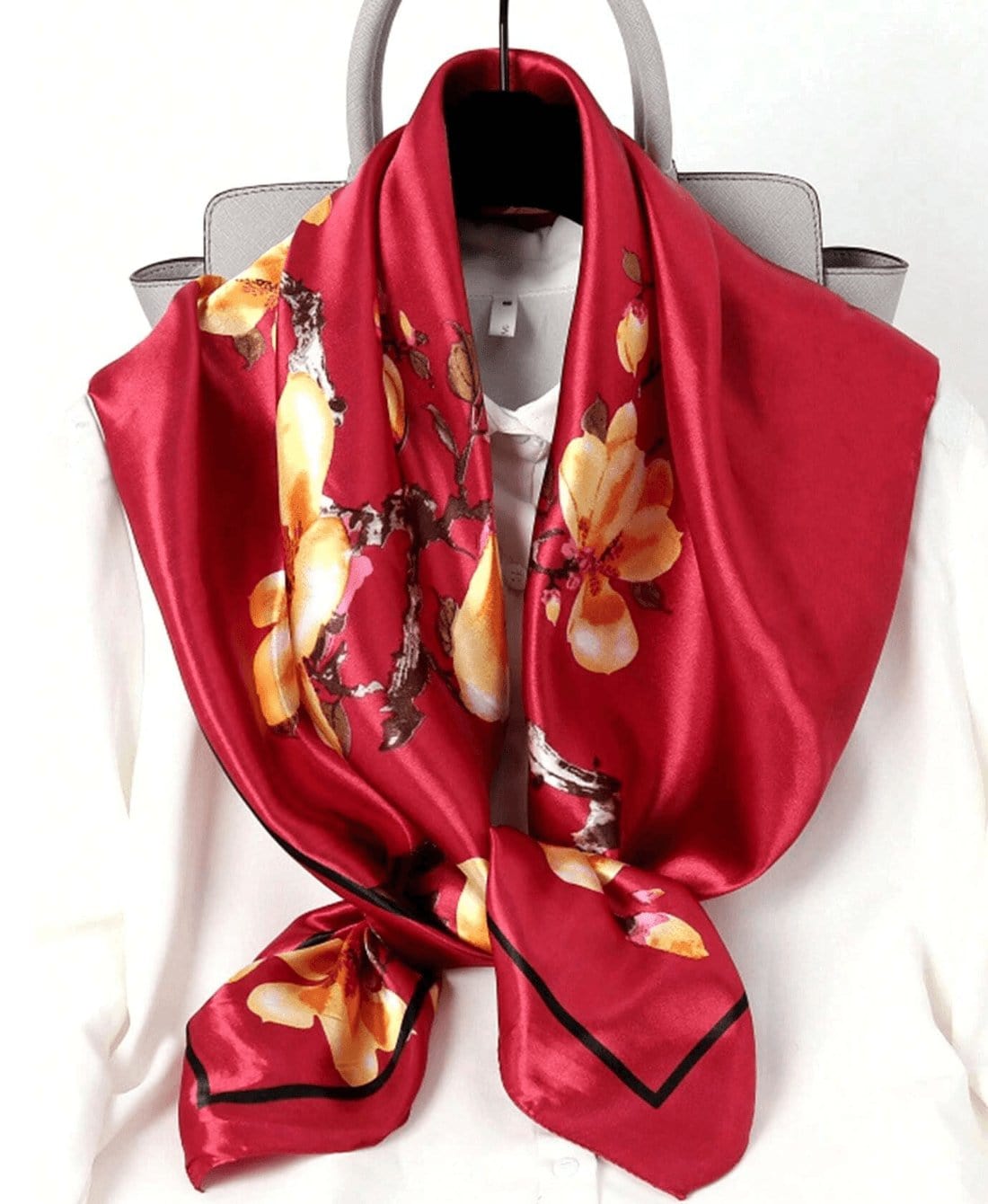 Foulard Carré Fleuri