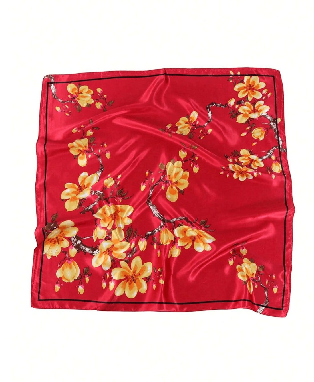 Foulard Carré Fleuri