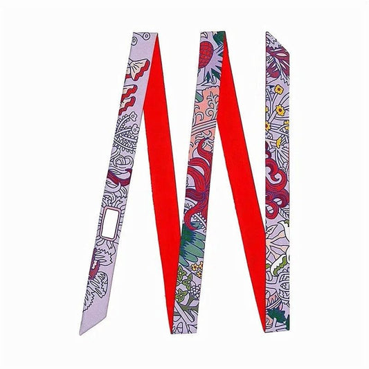 Foulard Ceinture - Élégance Assurée Rouge