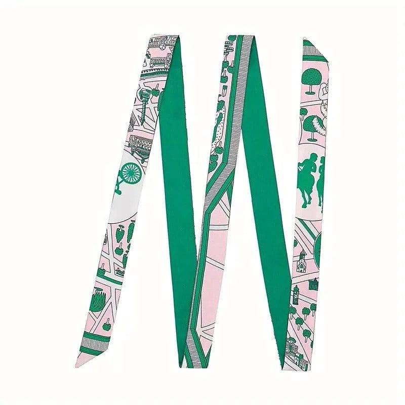 Foulard Ceinture - Élégance Assurée Vert