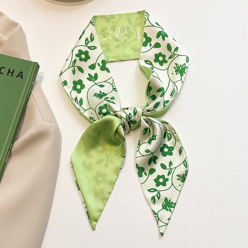 Foulard Vert Bande de Luxe