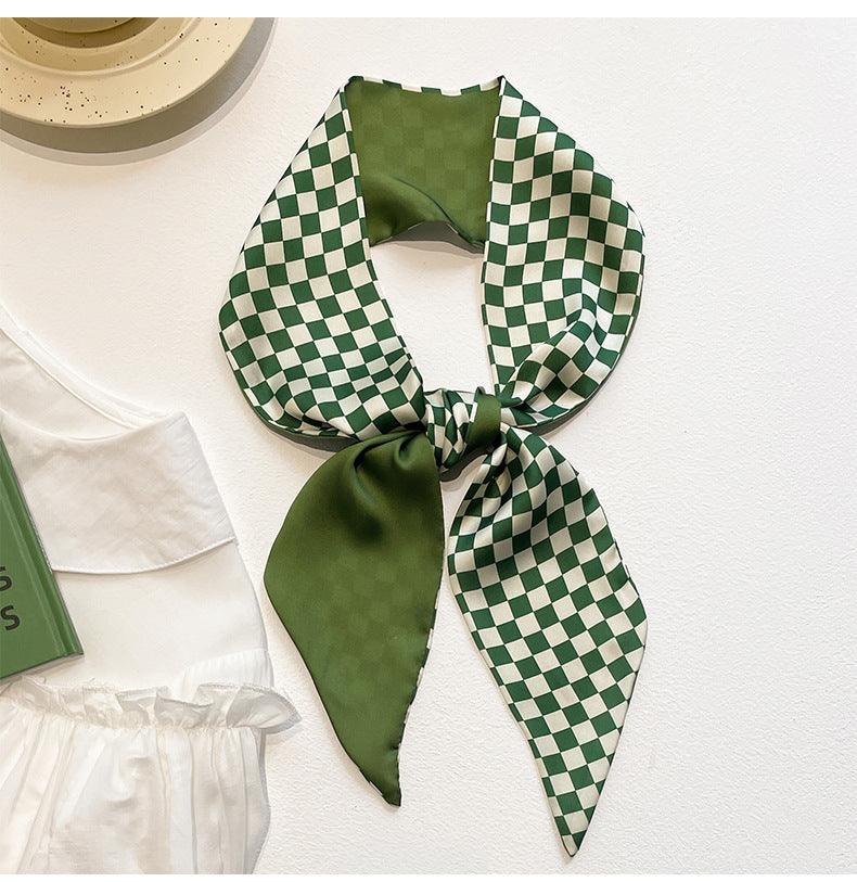 Foulard Vert Bande de Luxe