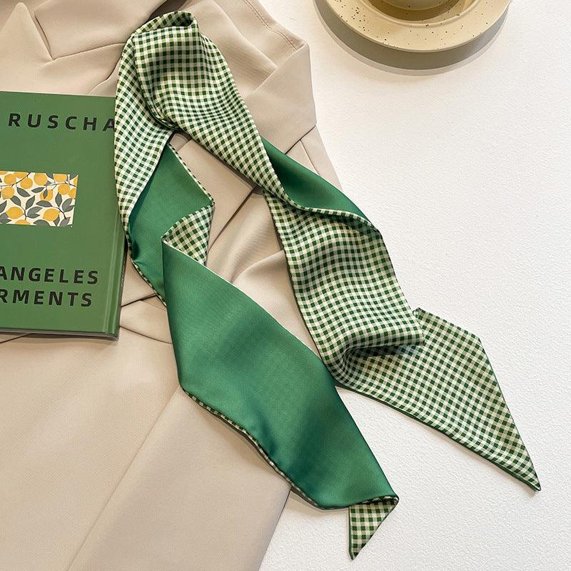 Foulard Vert Bande de Luxe