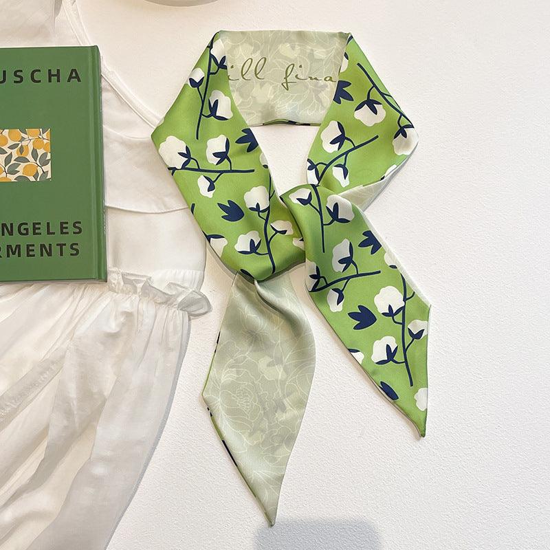 Foulard Vert Bande de Luxe