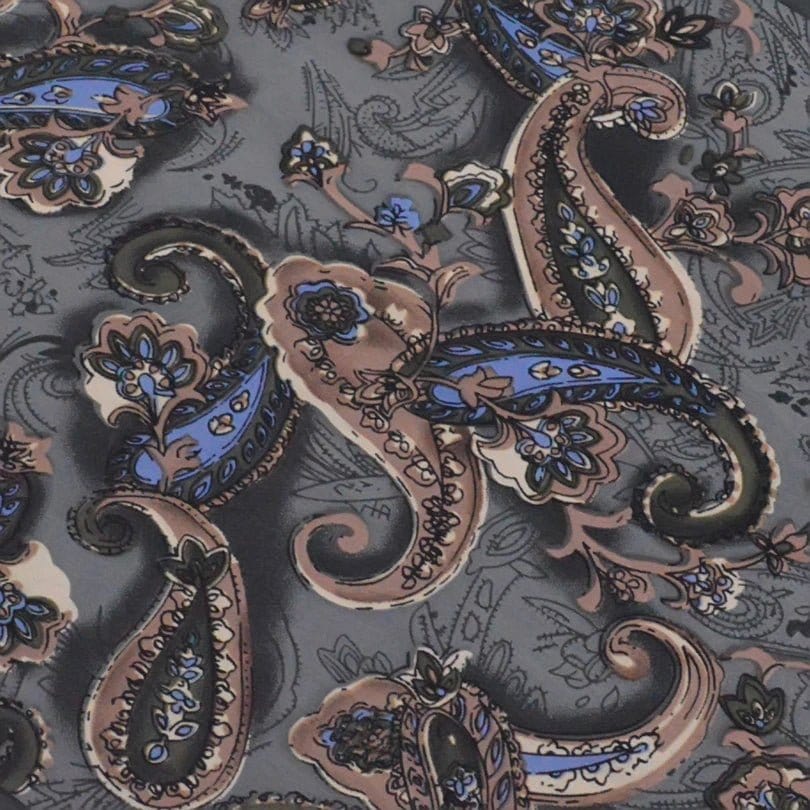 Foulard en Soie pour Homme avec Imprimé Floral